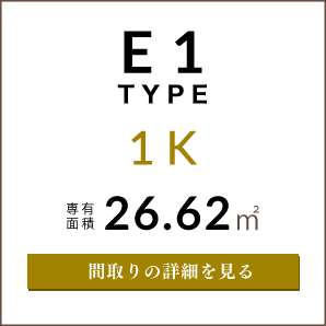 E1タイプの間取り図